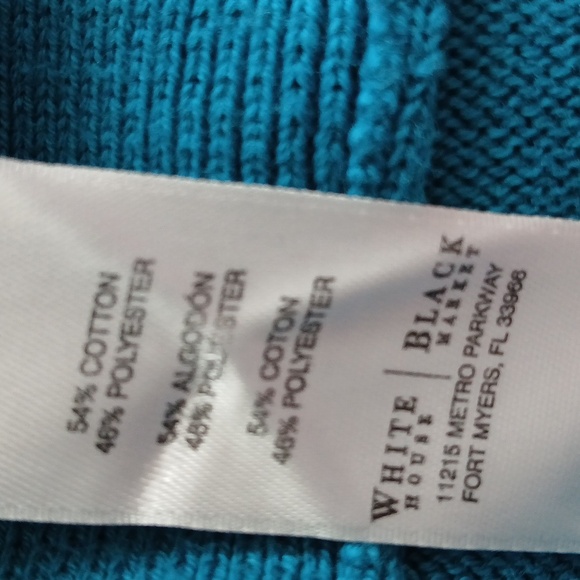 White House Black Market women's sweater shawl jacket size S/M - Picture 11 of 12